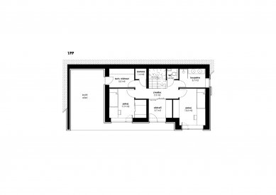 Family House Čižice - Floor plan 1st basement - foto: Zábran Nová architekti