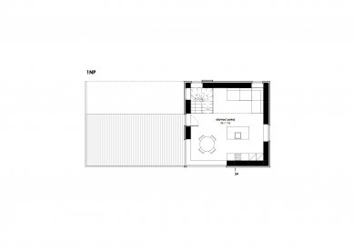 Family House Čižice - Floor plan 1st floor - foto: Zábran Nová architekti