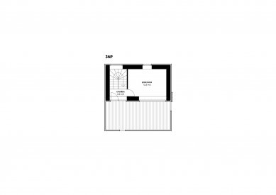 Family House Čižice - Floor plan 3rd floor - foto: Zábran Nová architekti