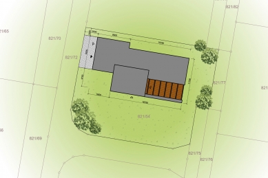 Rodinný dům v Děhylově - Situace - foto: Master Design s.r.o.