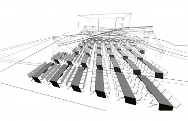 Serpentine Gallery Pavilion 2000 - Perspektiva - foto: Zaha Hadid Architects