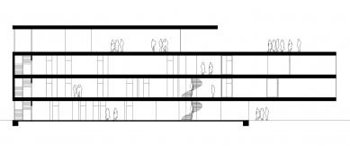 Aero centrum v Mošnově - Řez - foto: © Kamil Mrva Architects