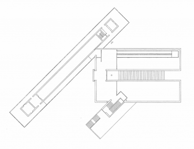 Langen Foundation - Půdorys přízemí - foto: Tadao Ando & Associates 