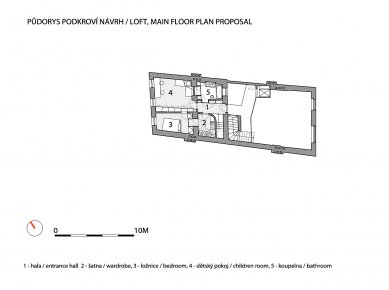 Třípodlažní loft