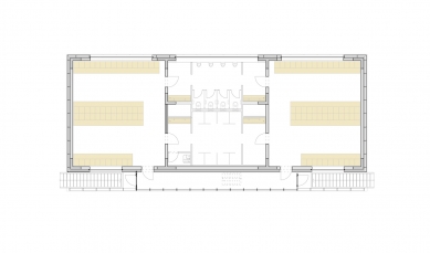 Šatny WIKOV - půdorys patra