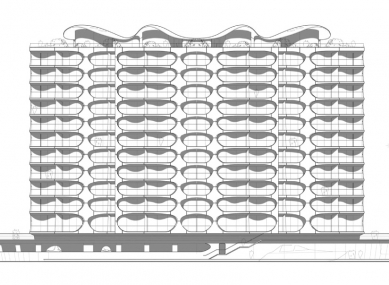 Metropolis apartment building - Western perspective - foto: Future Systems