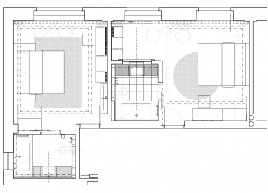 Hotel Pytloun – Pokoj číslo 218 | Graphic - Půdorys