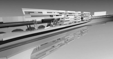 Spittelau Viadukt - Počítačová vizualizace - foto: © Zaha Hadid Architects, Londýn