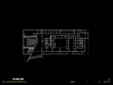 Přednášková budova Billa a Melindy Gatesových  - Plan 00 - foto: Morphosis Architects