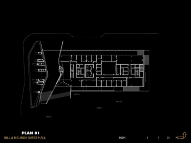 Gates Hall  - Plan 01 - foto: Morphosis Architects