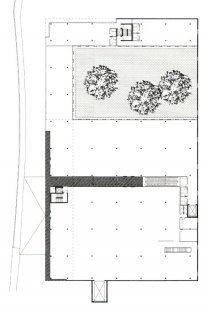 Achpark - nákupní centrum v Lauterachu - Půdorys patra - foto: Baumschalger & Eberle Architekten