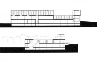 Achpark - nákupní centrum v Lauterachu - Řezy - foto: Baumschalger & Eberle Architekten