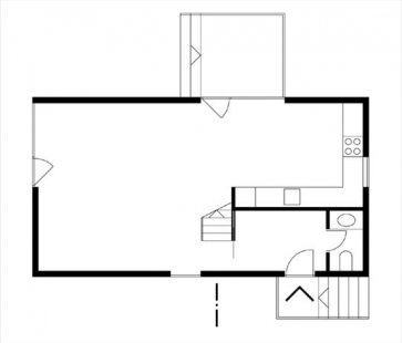 Family house in Mořina - Ground floor layout - foto: ARCHTEAM