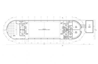 Dřevák - Půdorys přízemí - foto: Atelier M1 architekti s.r.o.