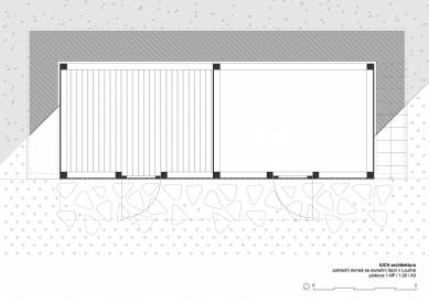 Zahradní domek v Loučné - Půdorys - foto: iuch