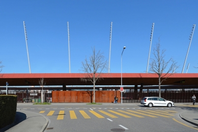 Atletický a fotbalový stadion Letzigrund - foto: Petr Šmídek, 2015