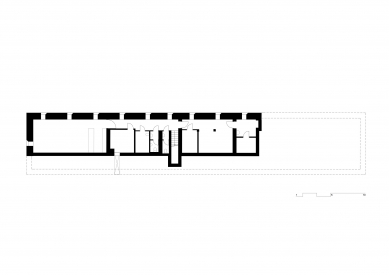 ZUŠ Dolní Břežany - <translation>Pland of the Basement</translation> - foto: Pavel Hnilička Architekti