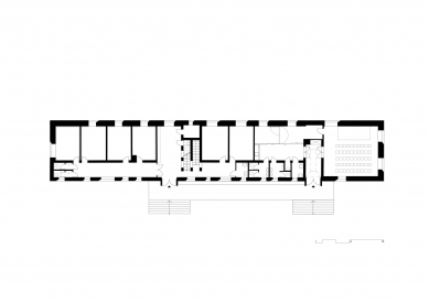 ZUŠ Dolní Břežany - Ground floor plan - foto: Pavel Hnilička Architekti