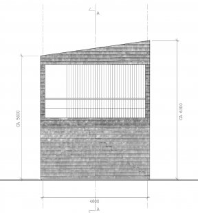 Bus Stop Kressbad - Pohled - foto: Rintala Eggertsson Architects