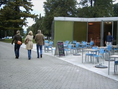 Kiosk Hafen Riechenbach - foto: Honza Weiss, 2005