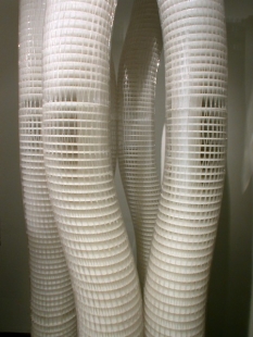 Bundle Tower  - Fotografie z výstavy ve vídeňském MAKu s názvem Species – foa’s phylogenesis. - foto: Petr Šmídek, 2003