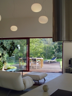 Interior of a family house, Šárecké Valley - foto: archiv oooox architects