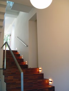 Interior of a family house, Šárecké Valley - foto: archiv oooox architects