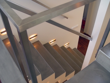 Interior of a family house, Šárecké Valley - foto: archiv oooox architects