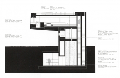 Dům pro tesaře - Řez - foto: RCR Arquitectes