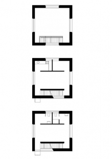 Meteorologická stanice - Půdorysy - foto: © Alena Šrámková Architekt