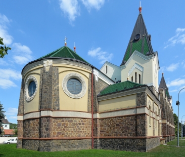 Kostel Nejsvětějšího srdce Páně - foto: Petr Šmídek, 2017