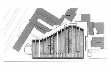 Ludwig Erhard Haus - Situace - foto: © Nicholas Grimshaw & Partners