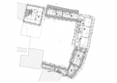 Residential complex Municipal Yard in Prague - Floor plan 3rd floor - foto: TaK Architects, s.r.o.