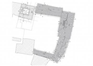 Residential complex Municipal Yard in Prague - <translation>Roof drawing</translation> - foto: TaK Architects, s.r.o.