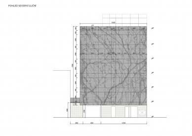 Residential complex Municipal Yard in Prague - Building A, northern view - foto: TaK Architects, s.r.o.