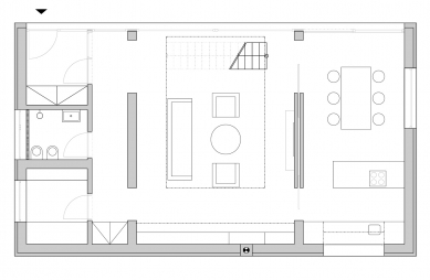 Family House Cervene Pecky - Půdorys 1NP