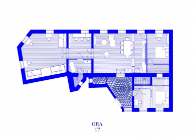 A burgher's flat - Floor plan of the apartment - foto: ORA