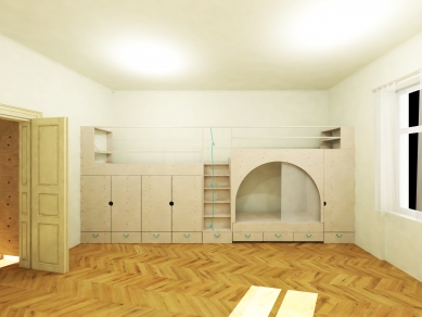 A burgher's flat - Visualization of a children's room - foto: ORA