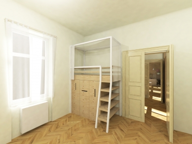 A burgher's flat - Visualization of a children's room - foto: ORA