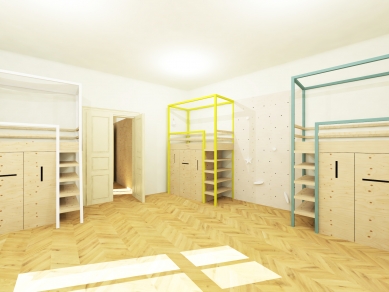 A burgher's flat - Visualization of a children's room - foto: ORA