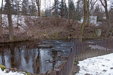 Obnova nábřeží řeky Loučné - Fotografie původníh stavu - foto: Rusina Frei architekti