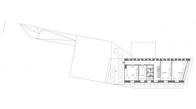 Administrative building in Strančice - Floor plan 2nd floor