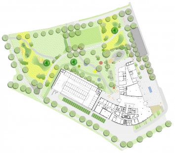 Styria Media Center Graz  - Ground floor plan - foto: Architektur Consult ZT