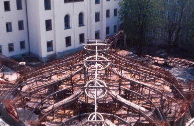 Schulschwestern Multi-purpose hall - Snímek z průběhu stavby