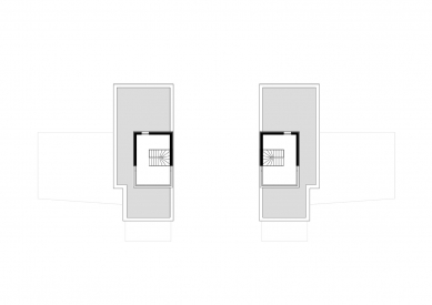 Radotínské vyhlídky - Půdorys patra - foto: © Kamil Mrva Architects