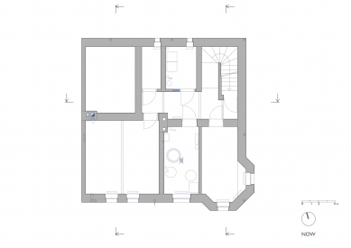 Family house in Český Krumlov - 1PP - proposal - foto: Pavlíček + Hulín architekti