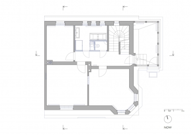 Family house in Český Krumlov - 1NP - design - foto: Pavlíček + Hulín architekti