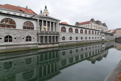 Lublaňská ústřední tržnice - foto: Petr Šmídek, 2007