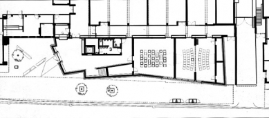 London Metropolitan University, Graduate Centre - Ground floor layout - foto: © Studio Daniel Libeskind