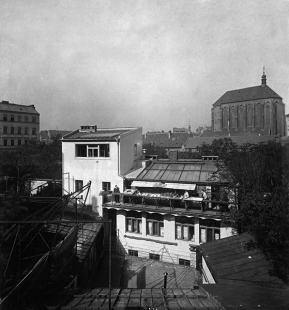 Rekonstrukce paláce Langhans - Historická fotografie ateliéru Langhans - foto: archiv ateliéru Lábus AA